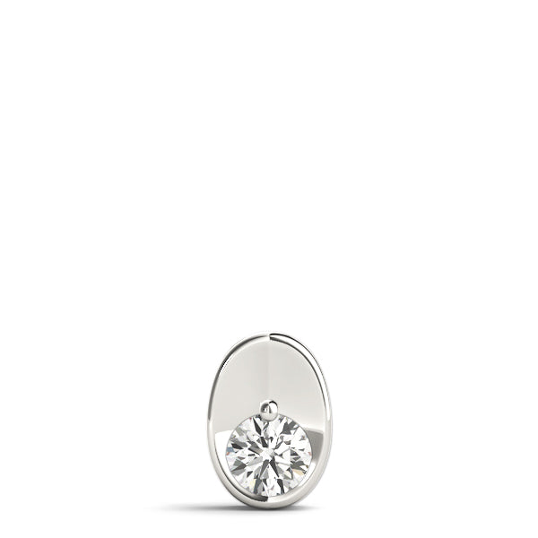 Round Diamond Solitaire Pendant · 0.50 ct tw