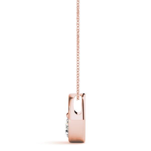 Round Diamond Solitaire Pendant · 0.25 ct tw