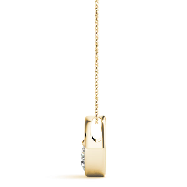 Round Diamond Solitaire Pendant · 0.25 ct tw