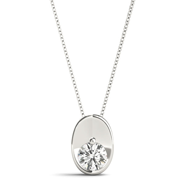 Round Diamond Solitaire Pendant · 0.25 ct tw