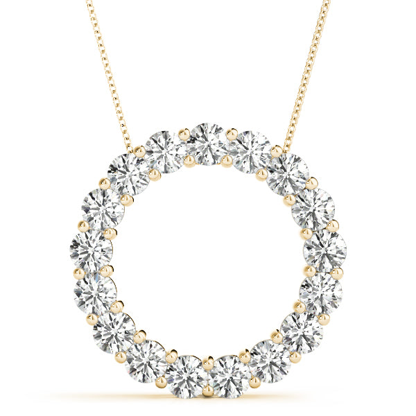 Circle Diamond Pendant · 1.98 ct tw