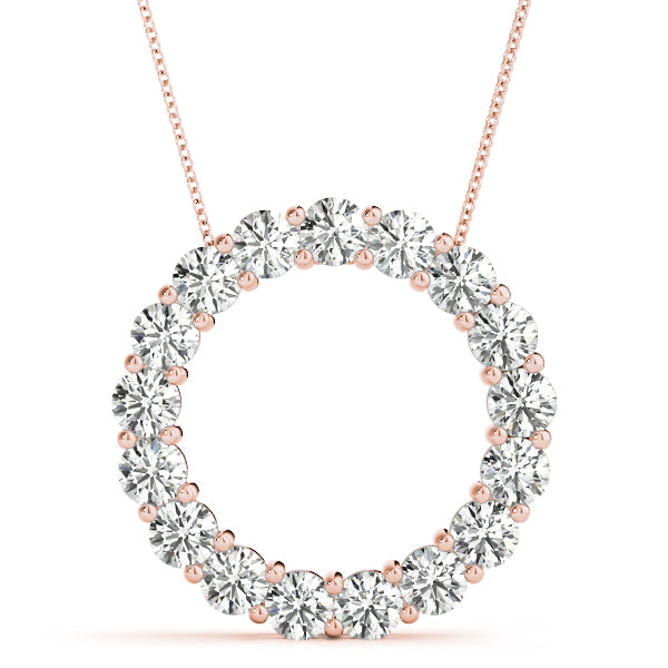 Circle Diamond Pendant · 1.98 ct tw