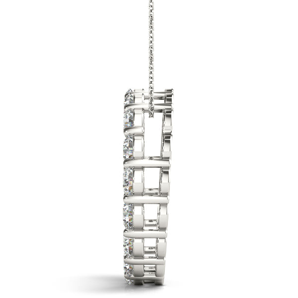 Circle Diamond Pendant · 3.96 ct tw