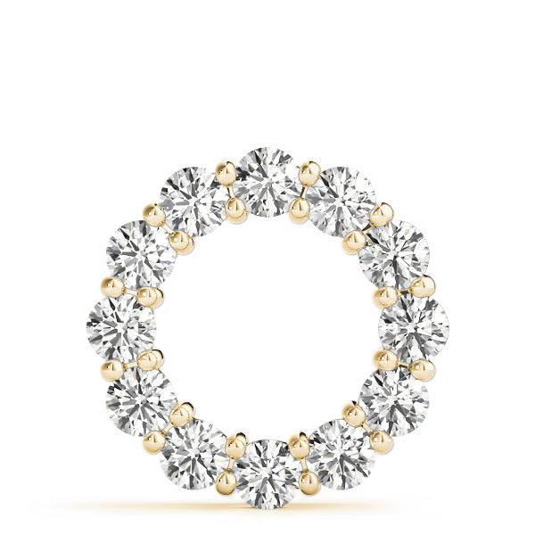 Circle Diamond Pendant · 3.00 ct tw