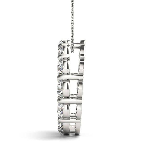 Circle Diamond Pendant · 3.00 ct tw