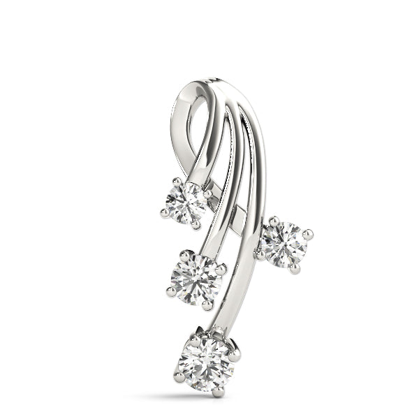Journey Diamond Pendant · 0.74 ct tw