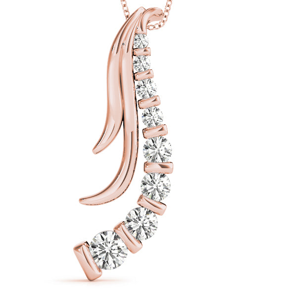 Journey Diamond Pendant · 1.02 ct tw