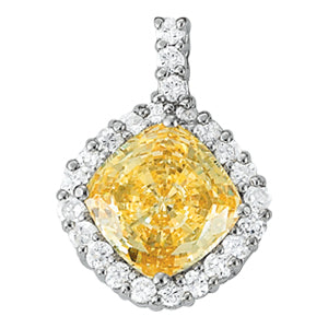 Cushion Gemstone Pendant · 0.69 ct tw