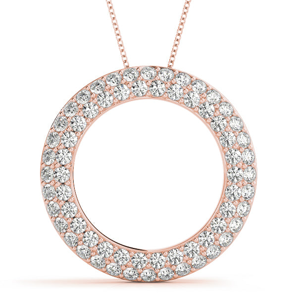 Circle Diamond Pendant · 0.25 ct tw