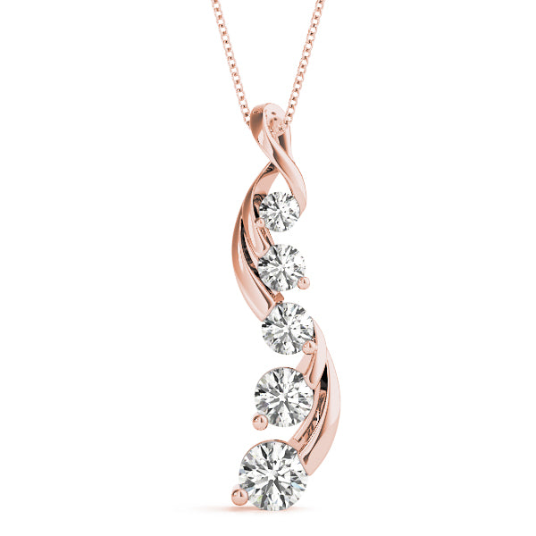 Journey Diamond Pendant · 1.02 ct tw