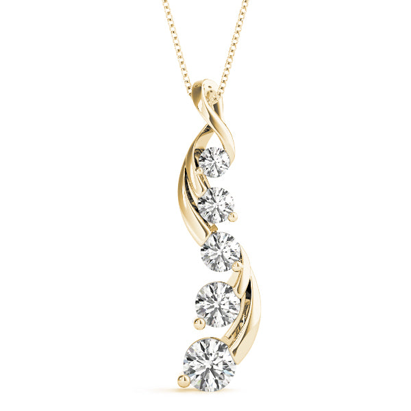 Journey Diamond Pendant · 0.51 ct tw
