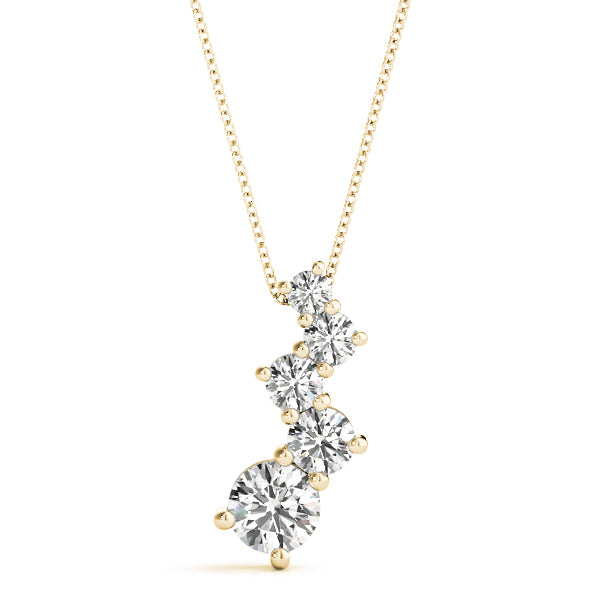 Journey Diamond Pendant · 0.98 ct tw