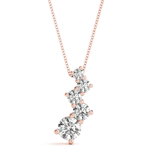 Journey Diamond Pendant · 0.98 ct tw