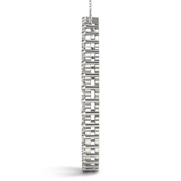 Circle Diamond Pendant · 2.60 ct tw