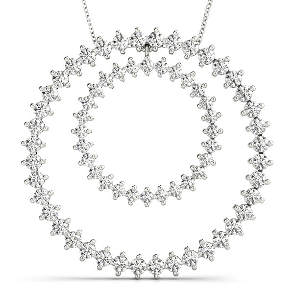 Circle Diamond Pendant · 2.16 ct tw