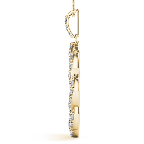 Circle Diamond Pendant · 1.02 ct tw