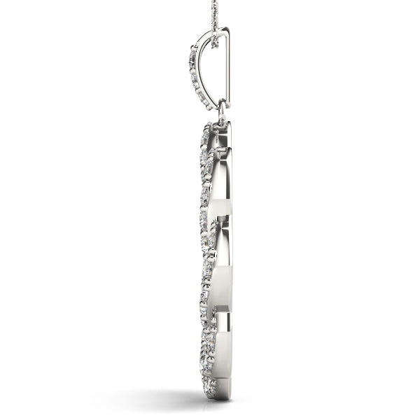 Circle Diamond Pendant · 1.02 ct tw