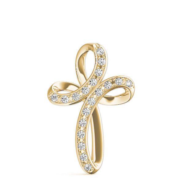 Religious Crosses Diamond Pendant · 0.09 ct tw