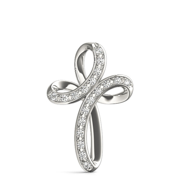 Religious Crosses Diamond Pendant · 0.09 ct tw