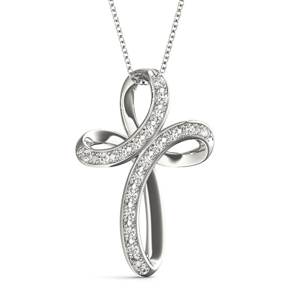 Religious Crosses Diamond Pendant · 0.14 ct tw