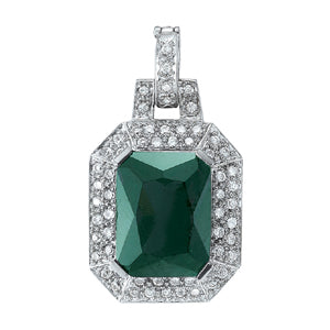 Emerald Gemstone Pendant · 0.94 ct tw
