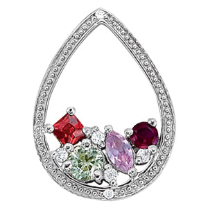 Trillion Gemstone Pendant · 0.38 ct tw