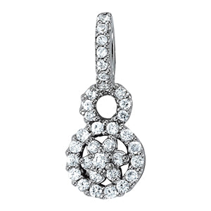 Cluster Diamond Pendant · 0.41 ct tw
