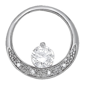 Round Fashion Diamond Pendant · 0.49 ct tw