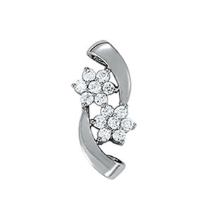 Cluster Diamond Pendant · 0.24 ct tw