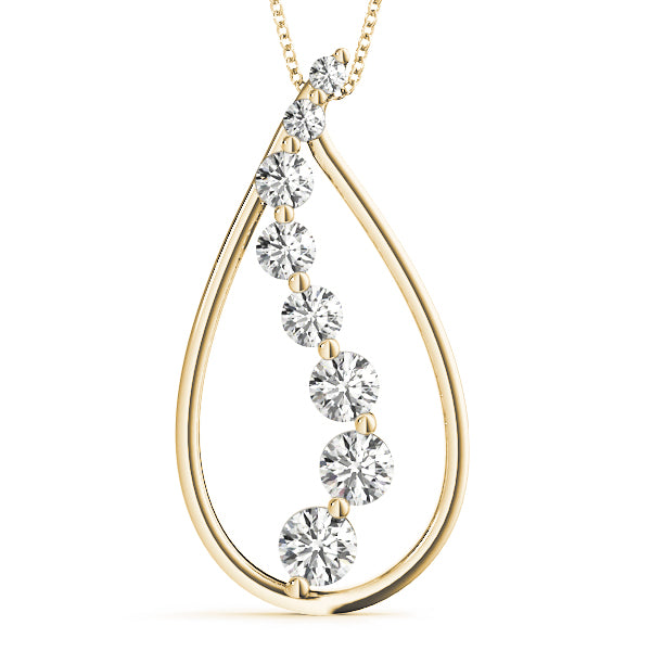 Journey Diamond Pendant · 0.96 ct tw