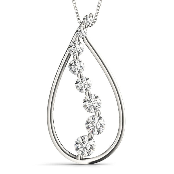 Journey Diamond Pendant · 0.96 ct tw