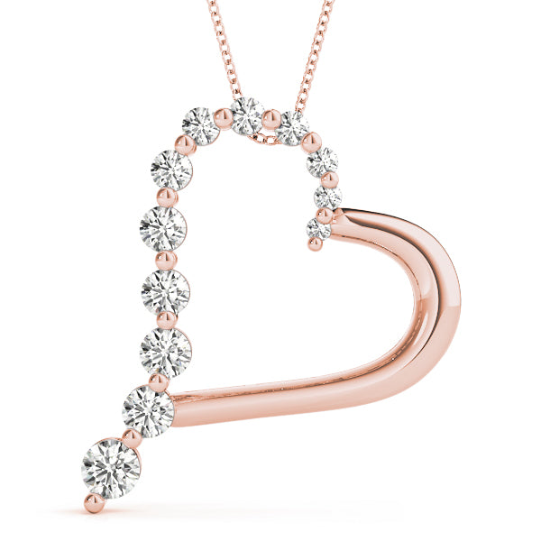 Heart Diamond Pendant · 1.02 ct tw