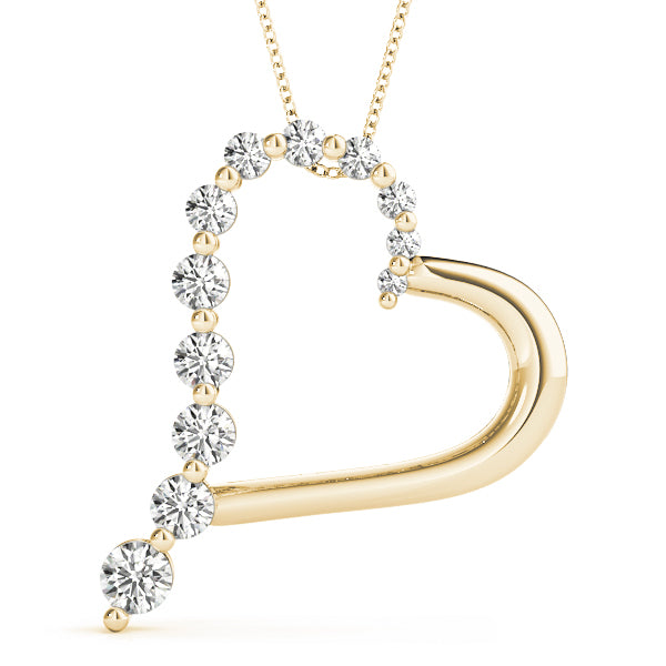 Heart Diamond Pendant · 0.70 ct tw