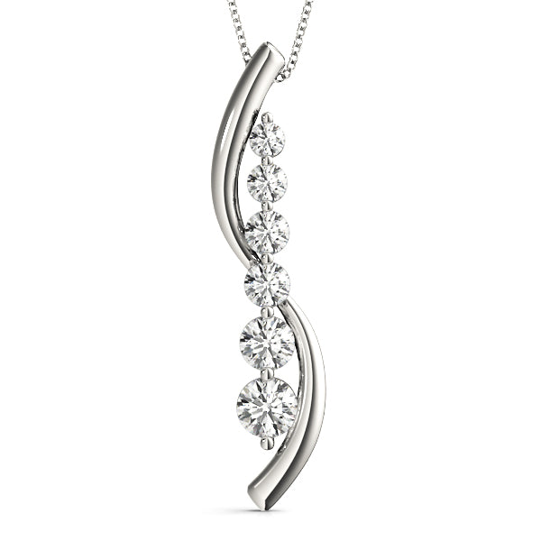 Journey Diamond Pendant · 0.76 ct tw