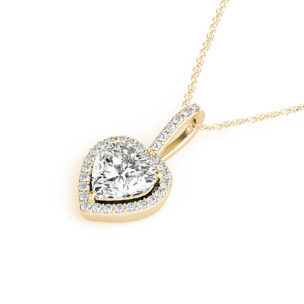 Heart Gemstone Pendant · 0.15 ct tw