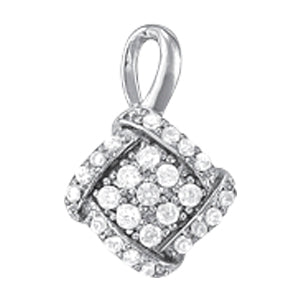 Cluster Diamond Pendant · 0.16 ct tw
