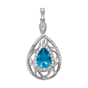 Pear Gemstone Pendant · 0.34 ct tw
