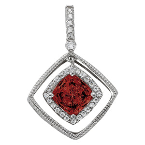 Cushion Gemstone Pendant · 2.15 ct tw