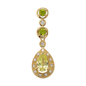 Pear Gemstone Pendant · 0.32 ct tw