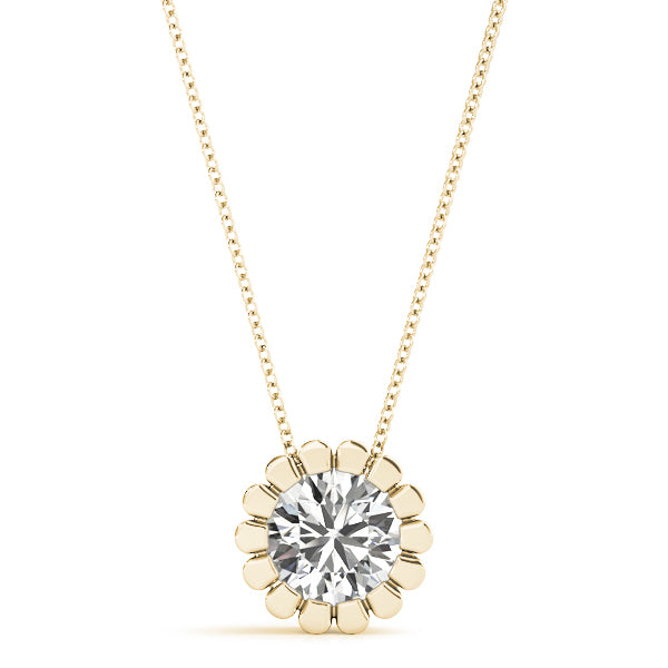 Round Diamond Solitaire Pendant · 1.00 ct tw