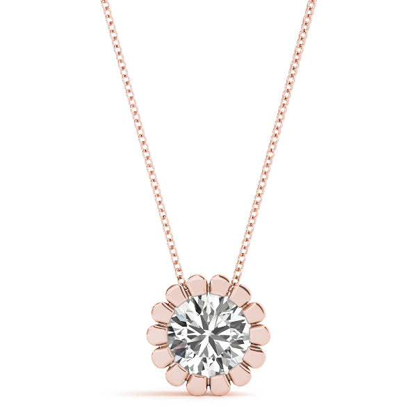 Round Diamond Solitaire Pendant · 1.00 ct tw