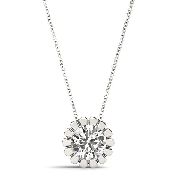 Round Diamond Solitaire Pendant · 1.00 ct tw