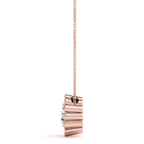 Round Diamond Solitaire Pendant · 2.00 ct tw