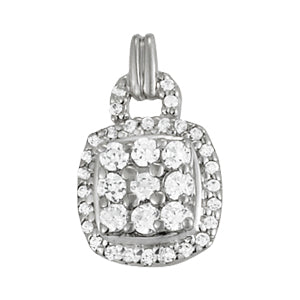 Cluster Diamond Pendant · 0.78 ct tw