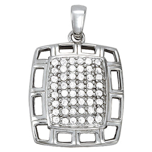 Cluster Diamond Pendant · 0.48 ct tw