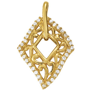 Fashion Diamond Pendant · 0.26 ct tw