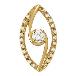 Diamond Solitaire Pendant · 0.20 ct tw