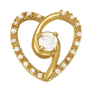Diamond Solitaire Pendant · 0.20 ct tw