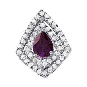 Pear Gemstone Pendant · 0.69 ct tw