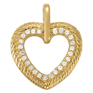 Heart Diamond Pendant · 0.25 ct tw